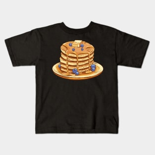 Blueberry Pancakes Kids T-Shirt